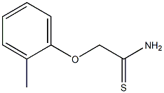 2-(2-methylphenoxy)ethanethioamide Struktur