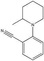 2-(2-methylpiperidin-1-yl)benzonitrile Struktur