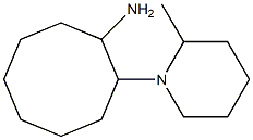 2-(2-methylpiperidin-1-yl)cyclooctanamine Struktur