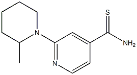 2-(2-methylpiperidin-1-yl)pyridine-4-carbothioamide Struktur