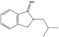 2-(2-methylpropyl)-2,3-dihydro-1H-isoindol-1-imine Struktur