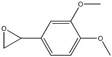 2-(3,4-dimethoxyphenyl)oxirane Struktur