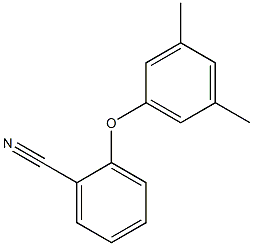 2-(3,5-dimethylphenoxy)benzonitrile Struktur