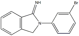 2-(3-bromophenyl)-2,3-dihydro-1H-isoindol-1-imine Struktur