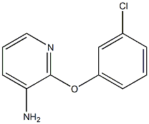 2-(3-chlorophenoxy)pyridin-3-amine Struktur