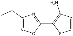 2-(3-ethyl-1,2,4-oxadiazol-5-yl)thiophen-3-amine Struktur