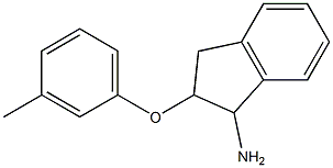 2-(3-methylphenoxy)-2,3-dihydro-1H-inden-1-ylamine Struktur