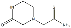 2-(3-oxopiperazin-1-yl)ethanethioamide Struktur