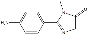 2-(4-aminophenyl)-3-methyl-3,5-dihydro-4H-imidazol-4-one Struktur