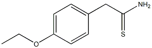 2-(4-ethoxyphenyl)ethanethioamide Struktur