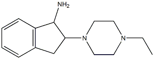 2-(4-ethylpiperazin-1-yl)-2,3-dihydro-1H-inden-1-ylamine Struktur