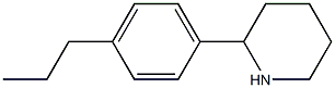 2-(4-propylphenyl)piperidine Struktur