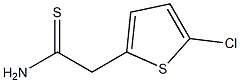 2-(5-chlorothiophen-2-yl)ethanethioamide Struktur