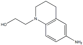 2-(6-amino-1,2,3,4-tetrahydroquinolin-1-yl)ethan-1-ol Struktur