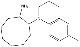 2-(6-methyl-1,2,3,4-tetrahydroquinolin-1-yl)cyclooctan-1-amine Struktur