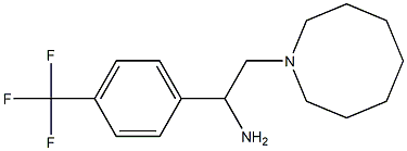 2-(azocan-1-yl)-1-[4-(trifluoromethyl)phenyl]ethan-1-amine Struktur