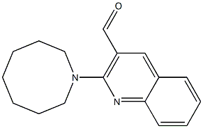 2-(azocan-1-yl)quinoline-3-carbaldehyde Struktur