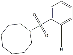 2-(azocane-1-sulfonyl)benzonitrile Struktur