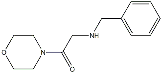 2-(benzylamino)-1-(morpholin-4-yl)ethan-1-one Struktur