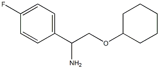 2-(cyclohexyloxy)-1-(4-fluorophenyl)ethanamine Struktur