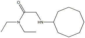 2-(cyclooctylamino)-N,N-diethylacetamide Struktur