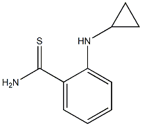 2-(cyclopropylamino)benzene-1-carbothioamide Struktur