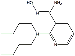 2-(dibutylamino)-N'-hydroxypyridine-3-carboximidamide Struktur