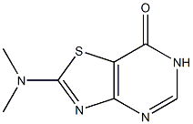 2-(dimethylamino)[1,3]thiazolo[4,5-d]pyrimidin-7(6H)-one Struktur