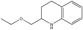 2-(ethoxymethyl)-1,2,3,4-tetrahydroquinoline Struktur