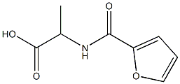 2-(furan-2-ylformamido)propanoic acid Struktur