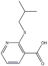 2-(isobutylthio)nicotinic acid Struktur