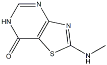 2-(methylamino)[1,3]thiazolo[4,5-d]pyrimidin-7(6H)-one Struktur