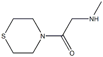 2-(methylamino)-1-(thiomorpholin-4-yl)ethan-1-one Struktur