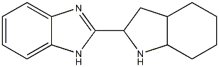 2-(octahydro-1H-indol-2-yl)-1H-1,3-benzodiazole Struktur