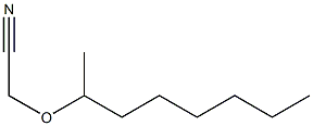 2-(octan-2-yloxy)acetonitrile Struktur