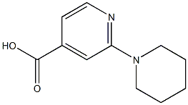 2-(piperidin-1-yl)pyridine-4-carboxylic acid Struktur