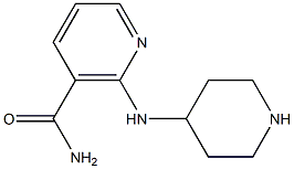 2-(piperidin-4-ylamino)nicotinamide Struktur