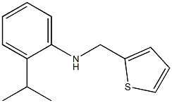 2-(propan-2-yl)-N-(thiophen-2-ylmethyl)aniline Struktur