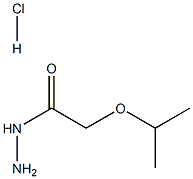 2-(propan-2-yloxy)acetohydrazide hydrochloride Struktur