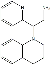 2-(pyridin-2-yl)-2-(1,2,3,4-tetrahydroquinolin-1-yl)ethan-1-amine Struktur