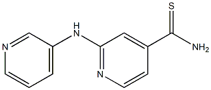 2-(pyridin-3-ylamino)pyridine-4-carbothioamide Struktur