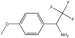 2,2,2-trifluoro-1-(4-methoxyphenyl)ethanamine Struktur