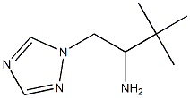 2,2-dimethyl-1-(1H-1,2,4-triazol-1-ylmethyl)propylamine Struktur