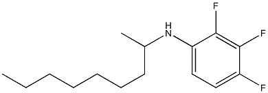 2,3,4-trifluoro-N-(nonan-2-yl)aniline Struktur