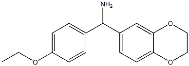 2,3-dihydro-1,4-benzodioxin-6-yl(4-ethoxyphenyl)methanamine Struktur