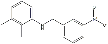 2,3-dimethyl-N-[(3-nitrophenyl)methyl]aniline Struktur