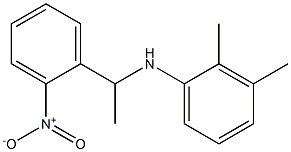 2,3-dimethyl-N-[1-(2-nitrophenyl)ethyl]aniline Struktur