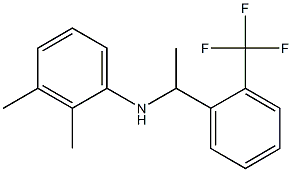 2,3-dimethyl-N-{1-[2-(trifluoromethyl)phenyl]ethyl}aniline Struktur