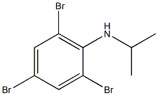 2,4,6-tribromo-N-(propan-2-yl)aniline Struktur