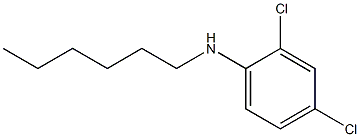 2,4-dichloro-N-hexylaniline Struktur